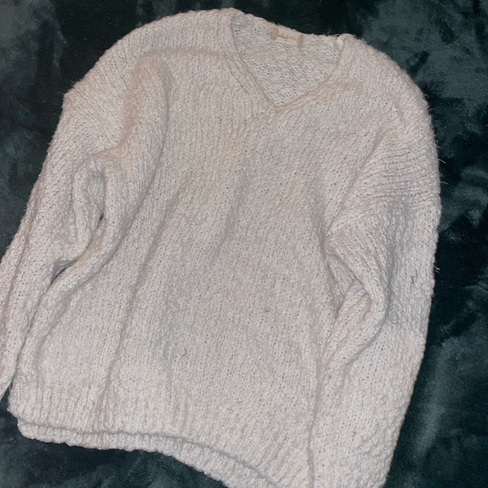 Altar’d State cream fuzzy sweater
